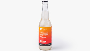 Изображение товара Газированный напиток Апельсин-Маракуйя ВкусВилл 330 мл