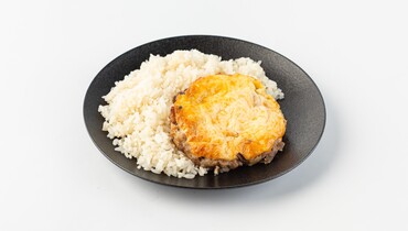 Изображение товара Мясо по-французски с рисом ВкусВилл 290 г замороженное готовое блюдо