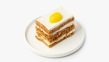 Изображение товара Морковное пирожное с лимоном 150 г натуральный десерт со свежестью