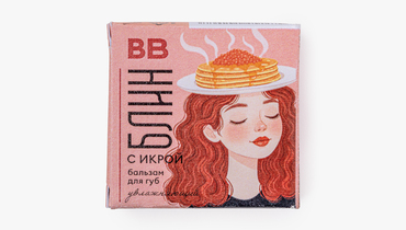 Изображение товара Увлажняющий бальзам для губ ВкусВилл Блин с икрой 10 мл натуральный уход