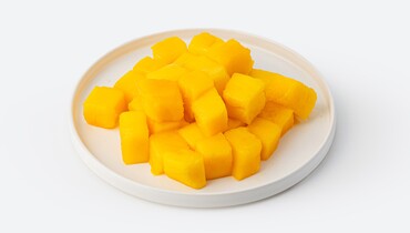 Изображение товара Манго кубики в стаканчике 200 г - Фруткорт
