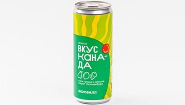 Изображение товара Натуральный газированный напиток Вкус Канада с имбирным элем и фруктовыми соками 330 мл