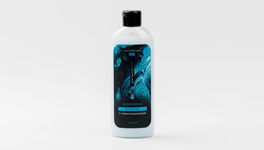 Изображение товара Мужской шампунь с никотинамидом и морской солью ВкусВилл, 350 мл