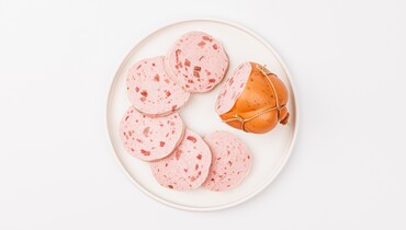 Изображение товара Колбаса категории А ВкусВилл с кусочками телятины 400 г