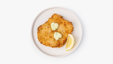 Изображение товара Куриный шницель с пряным маслом и лимоном ВкусВилл 220 г