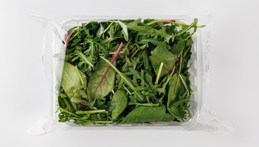 Изображение товара Салатный набор рукола мини-шпинат мангольд 125 г ВкусВилл свежая зелень