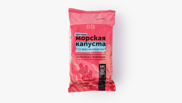 Изображение товара Морская капуста хрустящая со вкусом креветки снек 10 г ВкусВилл