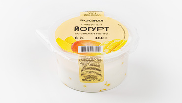 Изображение товара Йогурт сливочный со свежим манго