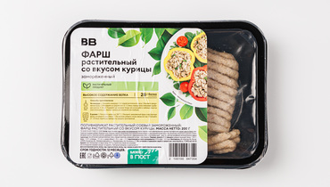 Изображение товара Фарш растительный со вкусом курицы, зам.