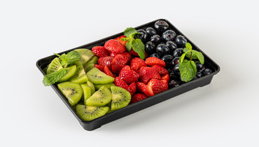 Изображение товара Фруктовая тарелка с ягодами и фруктами ВкусВилл 460 г