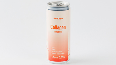 Изображение товара Газированный персиковый напиток с коллагеном и витаминами B 140 рублей