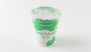 Изображение товара Сметана мдж 15% 300 г