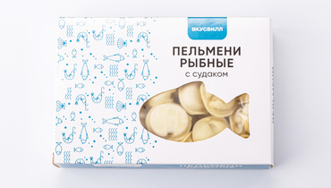 Изображение товара Пельмени с судаком - нежная рыбная начинка быстрого приготовления