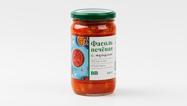 Изображение товара Фасоль печеная с перцем