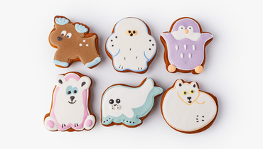 Изображение товара Лимитированный пряник Добрый пряник зимний ручной работы 105 рублей