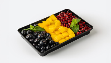 Изображение товара Фруктовая тарелка с гранатом манго и голубикой роскошный микс
