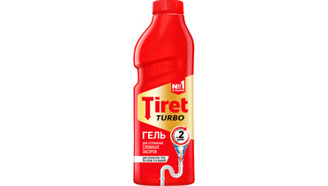 Изображение товара Средство для прочистки труб Tiret Turbo 1 л для устранения засоров