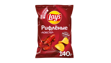 Изображение товара Чипсы картофельные Lay's рифленые со вкусом Лобстера 140 г