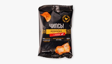 Изображение товара Чипсы куриные с перцем ВкусВилл - легкий перекус с высоким содержанием белка