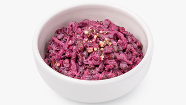 Изображение товара Салат из чечевицы, свеклы и постного майонеза, 180 г