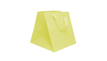 Изображение товара Пакет подарочный Gromell для торта Желтый 25х25х25 см