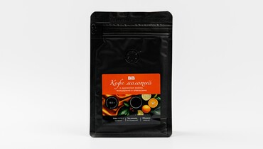 Изображение товара Кофе натуральный жареный молотый с ароматом лайма, мандарина и апельсина