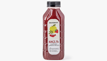 Изображение товара Кисель ВкусВилл Клубника-рябина-яблоко 500 мл натуральный ягодный напиток