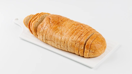 Батон с отрубями, нарезка