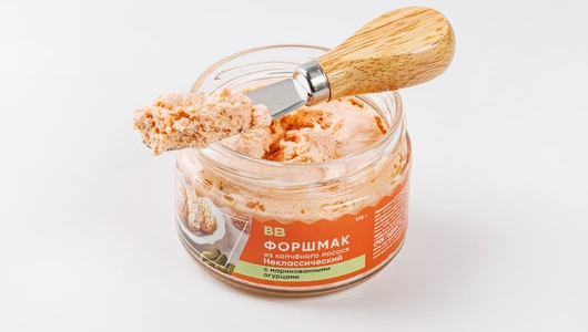 Форшмак из копченого лосося с марин. огурцами, 170 г