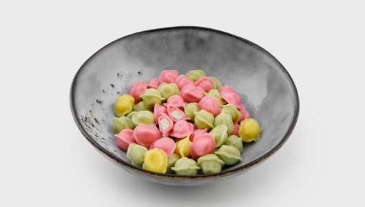 Пельмени Микро с индейкой цветные, замороженные, ВЕС Пельмени Микро с индейкой цветные, замороженные, ВЕС