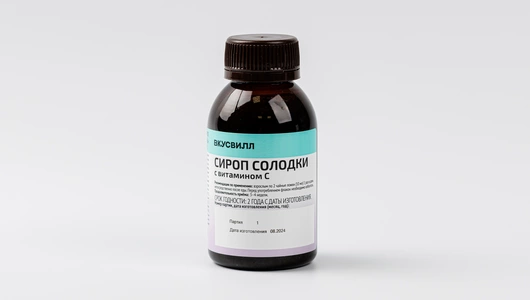 Сироп солодки с витамином С, 100 мл
