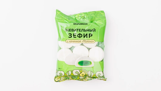 Зефир жевательный с начинкой «Яблоко»