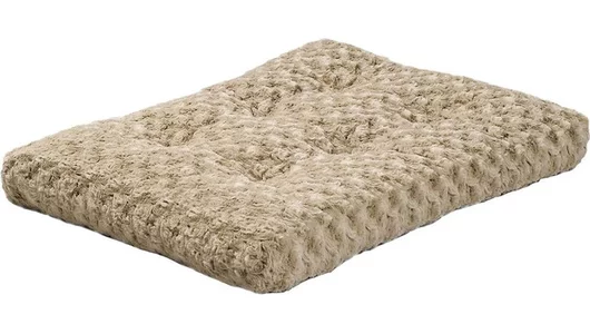 Midwest  Лежанка Ombre плюшевая с завитками 74х53 см мокко