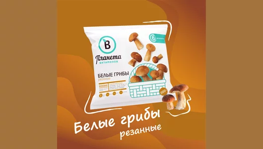 Грибы Планета Витаминов Белые замороженные 300 г