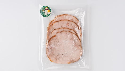 Рулет "Мраморный" из&nbsp;индейки, нарезка