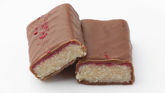 Батончик кокосовый с малиной Батончик кокосовый с малиной