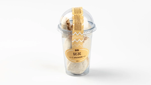 Безе с арахисом