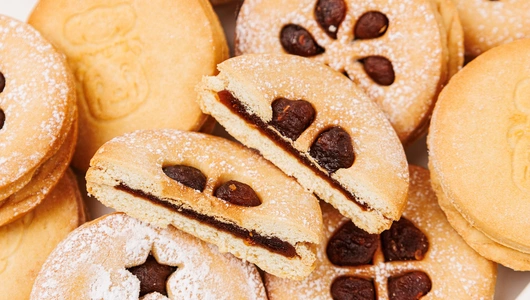 Печенье сдобное с начинкой "Малина" Печенье сдобное с начинкой "Малина"