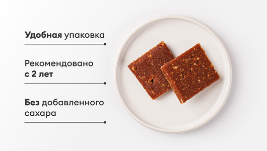 Батончик фруктово-ореховый "Яблоко-банан" детский Батончик фруктово-ореховый "Яблоко-банан" детский