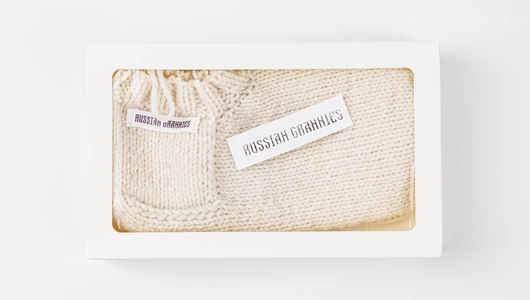 Следки вязаные женские (цвет молочный)