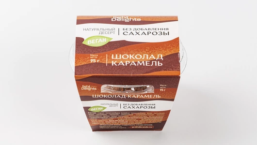Десерт "Шоколад-карамель" (веган) Десерт "Шоколад-карамель" (веган)