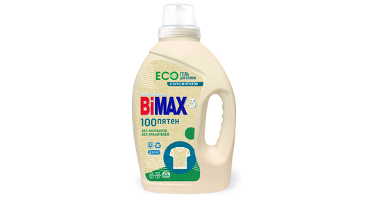 Гель для стирки BiMax ЭКО 100 пятен Концентрат 1500 г