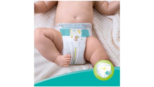Подгузники Pampers New Baby-Dry 2–5 кг, размер 1, 27 шт