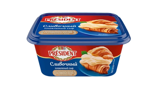 Сыр плавленый President Сливочный 45% 400 г
