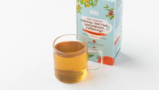 Сбор травяной "Сенны листья, шиповник, гибискус" очищающий, 20 фильтр/пакетов Сбор травяной "Сенны листья, шиповник, гибискус" очищающий, 20 фильтр/пакетов