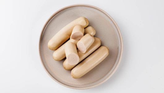 Сосиски из грудки индейки и говядины (без глютена)