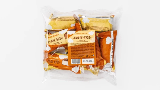 Конфеты "Суфле дуэт" молочно-шоколадные