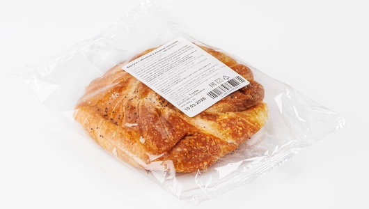 Вертута с яблоком и изюмом (постная)