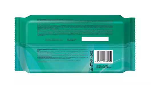 Бумага туалетная влажная REVA детская 80 шт