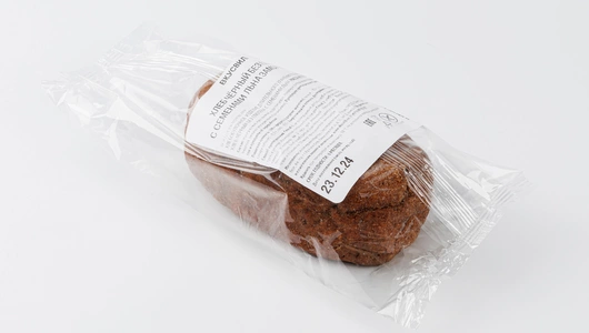 Хлеб черный без глютена с семенами льна, замороженный